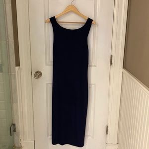 Athletic navy midi Sumer dress. Brand new!